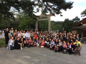 全體攝於伊勢神宮