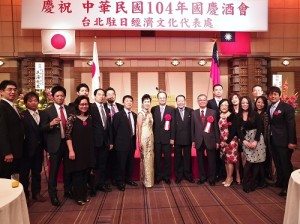 日本中華聯合總會青年部成員有分別從鹿兒島縣和秋田縣等外縣市專程到東京,出席國慶酒會