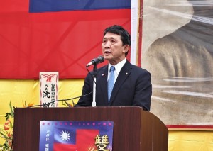 橫濱華僑總會會長羅鴻健重申橫濱僑民支持中華民國政府的決心