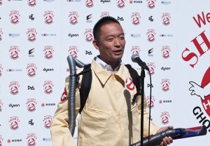 澀谷區長長谷部健大力支持這次的街頭清掃活動