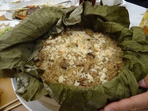 蟹肉油飯