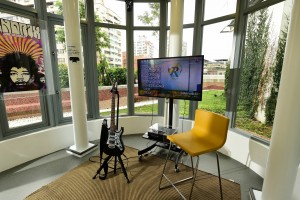 音楽室もあり、楽器の練習にも対応(提供:新北市立図書館)