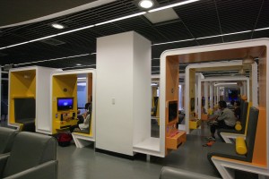 一番人気のマルチメディアルーム(提供:新北市立図書館)