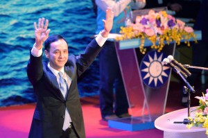国民党の次期総統候補に擁立した朱立倫主席(提供:中央社)