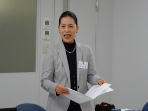 校長陳雪霞做校務報告