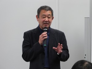 試写会で登壇した林雅行監督