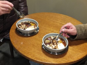 スイーツのお店だが、男性客も多いのだそう