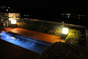 天台有賞月足湯