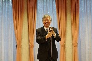日本交流協會理事長今井正提到台日間促進雙方發展的心意強