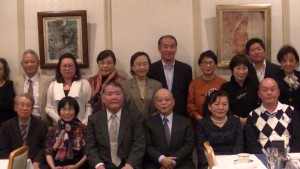 千葉中華總會會員與代表處王東生組長合影