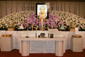 羅王阿嬤靈堂莊嚴肅穆
