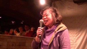 在日台灣婦女會會長張信惠希望災民跨越困境,繼續向前