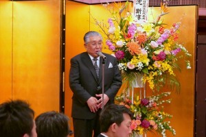 神奈川日華親善協會副會長藤代耕一致詞
