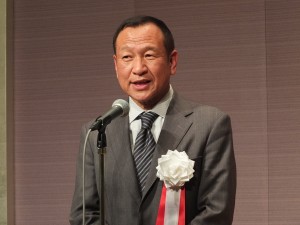 今年の参院選に意欲を示した亜東親善協会の大江康弘会長