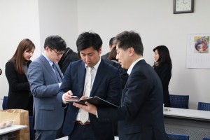 講座後,許多從事台日不動產相關業者在會場進行交流
