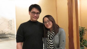 左起:林于靖、王懷寧夫妻對純白婚禮滿心期待
