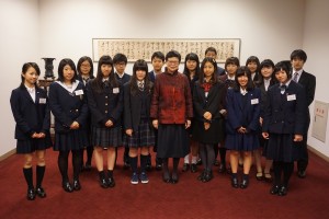 国立故宮博物院の馮明珠院長を表敬訪問