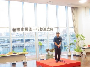 駐那霸辦事處處長蘇啟誠致詞希望更多的沖繩縣民造訪台灣