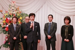 日本華商總會副理事長朱恭亮特別到場宣傳7月30日和31日兩日在代代木公園舉辦的台灣Festa