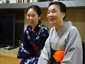 浜田宗富老師(右)希望將來能有更多機會向台灣民眾推廣日本茶道文化