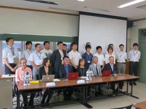 23日人機混雙圍棋賽的開幕式上,台日相關產學界人士皆出席(照片提供:台南大學)