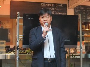 清水社長は日台アーティストの更なる交流を提案