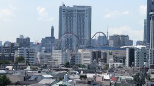 房間陽台可遠眺後樂園摩天輪及東京塔