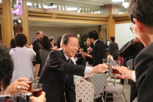 駐日代表謝長廷出席餐會與各僑團領袖交流