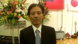台北駐大阪経済文化弁事処 陳処長(インタビューにて)