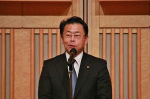 參議員西田實仁致詞祝賀國慶雙十