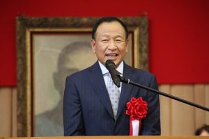 亞東親善協會會長大江康弘致詞祝賀雙十國慶