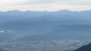 從千疊敷山谷遠眺富士山