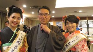 十日町市長關口芳史向台灣觀光客推薦十日町