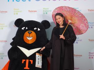 台湾観光イメージキャラクターに任命された女優の長澤まさみさんが登壇