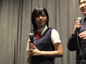 主人公・林真心役のビビアン・ソン(宋芸樺)は清純派な制服を身にまとい登壇