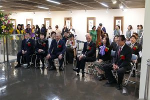 星雲法師一筆展開幕式於11月8日在神奈川縣縣民會館舉行。