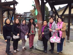 參加研習的會員拜訪三國街道觀光區