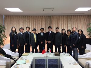 國民黨文傳會副主委一行在東京中山學會陪同下,拜會日本政黨與議員