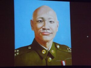 蒋介石に扮する陳氏 蒋介石に扮する陳氏