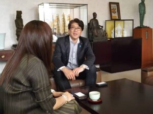 平戸市の黒田市長 平戸市の黒田市長
