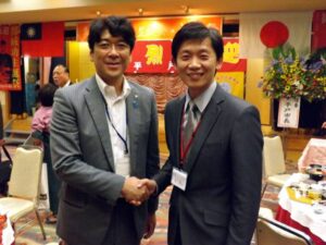 平戸市長・黒田成彦氏と台南市政府文化局長・葉澤山氏 平戸市長・黒田成彦氏と台南市政府文化局長・葉澤山氏