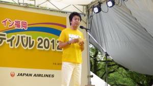 福岡市長の高島宗一郎氏 福岡市長の高島宗一郎氏