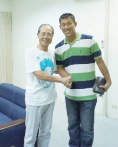 王貞治元監督と陳文賓さん