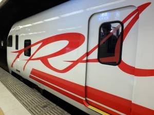 初めてお目見えしたイタリック体のTRA(台鉄)ロゴ。