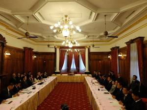 今年4月10日に行なわれた第17回日台民間漁業協議の様子
