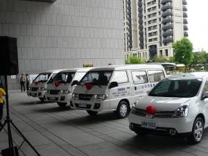寄贈された福祉車両