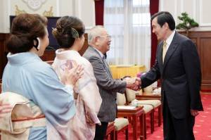 總統馬英九接見日本媽祖會返國參訪團（照片提供：總統府）