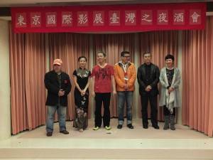 左起為此次有作品參加東京國際影展的導演，分別是導演林正盛、何文薰、黃宇哲、許肇任、陳玉勳和製片李烈