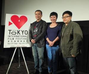 導演陳玉勳、製作人李烈和葉如芬，專程到日本參加東京國際影展