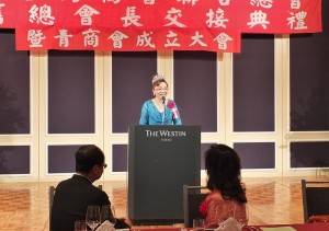 日本台商總會會長謝美香未來也將投入培育青商成員,進而希望提升日本台商總會的影響力